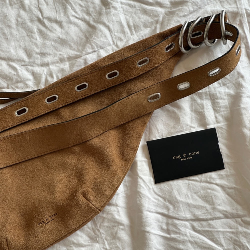 Rag & Bone Tan Suede Bag